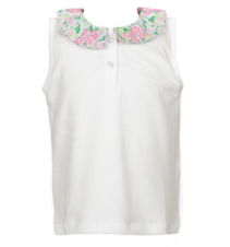 Corsage Sleeveless Shirt