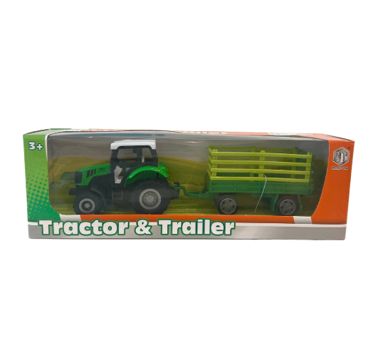Die Cut Metal Tractor Toy