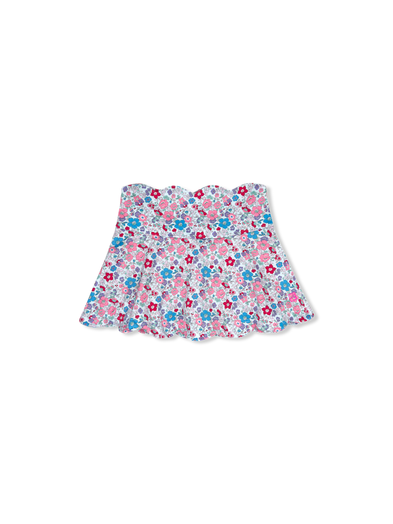 Zoe Scallop Skort - Floral