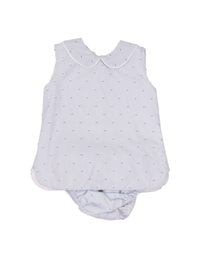 Raleigh Diaper Set Petal Pink Swiss