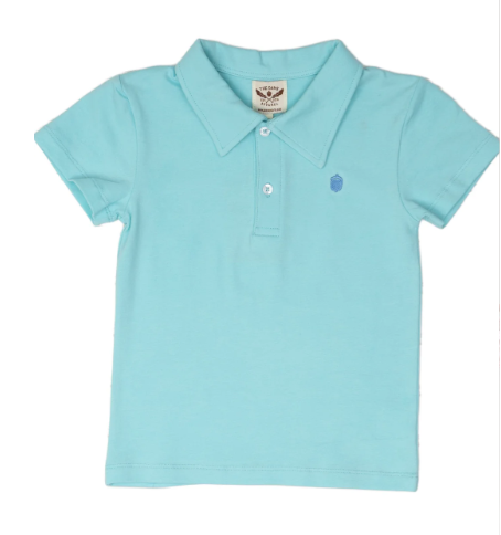 Boys S/S Aqua Polo