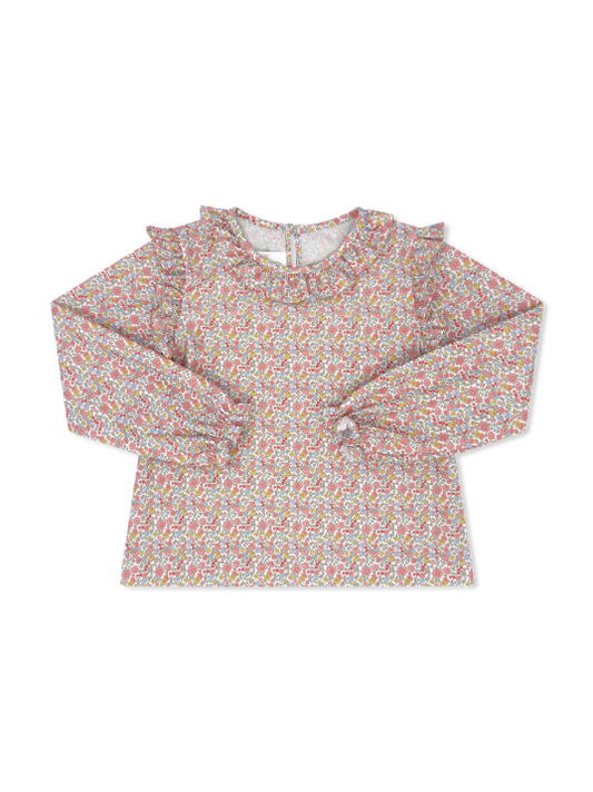 Evelyn Blouse Long - Autumn Garden