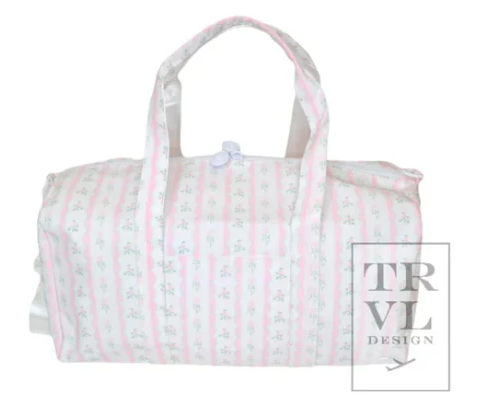 WEEKENDER - RIBBON FLORAL PINK Duffel Bag