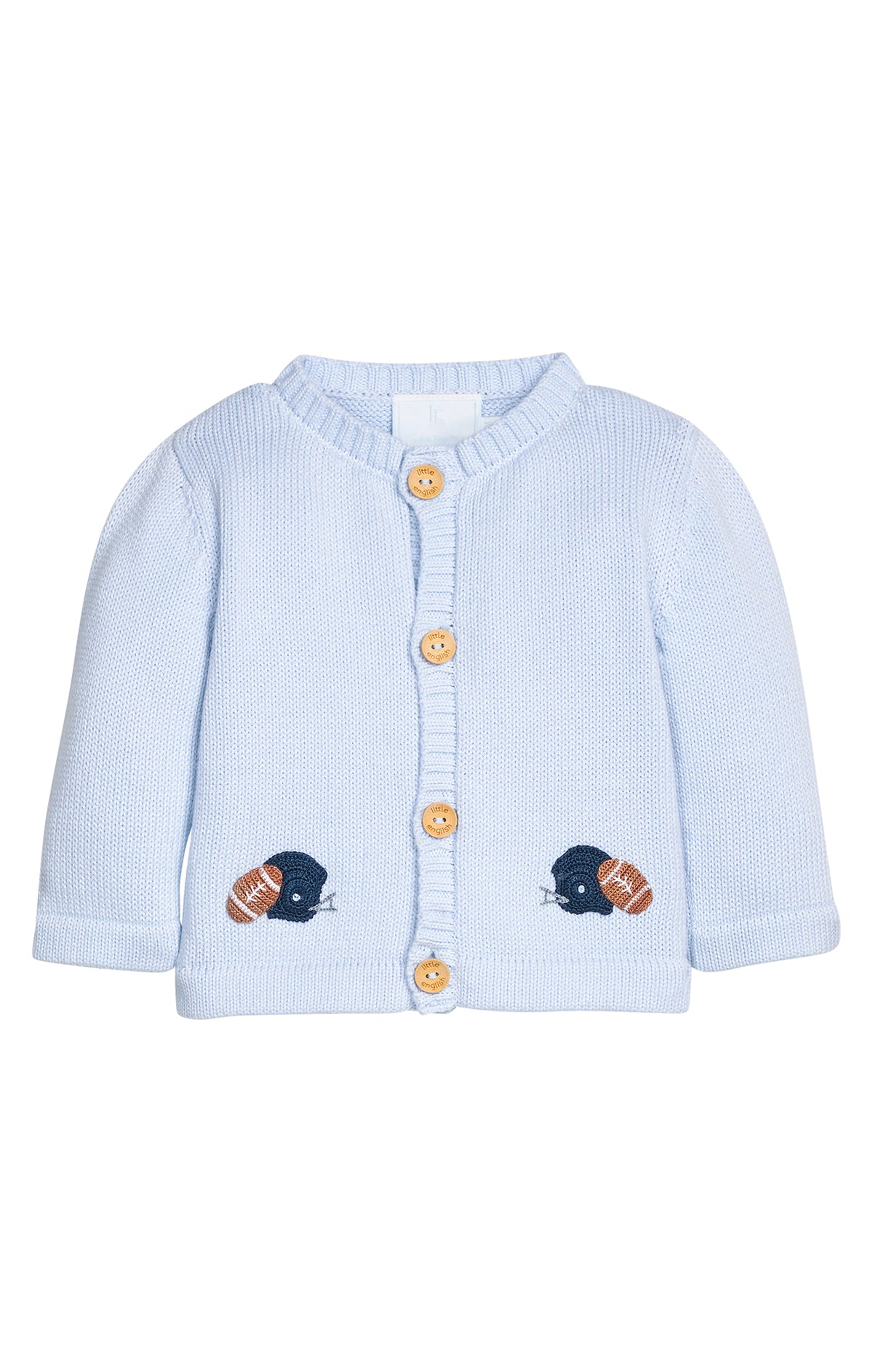 Crochet Cardigan - Football Helmet