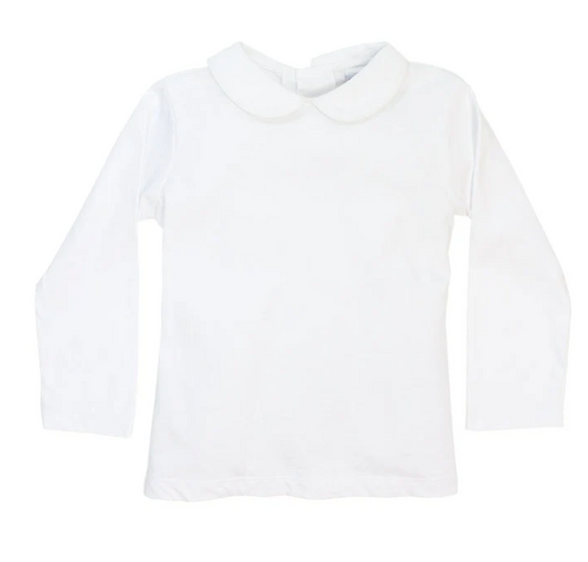 White Knit - Unisex L/S Piped Shirt