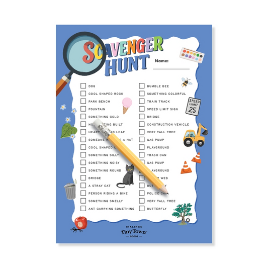 Tiny Town™ Play Notepad - Scavenger Hunt