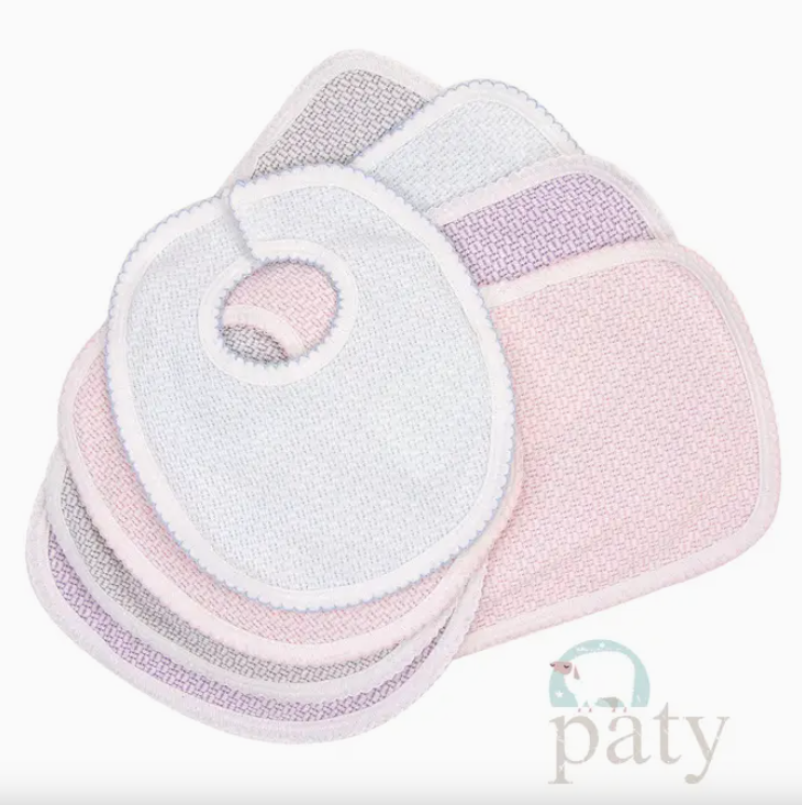 Bib and Burp Set - Velcro