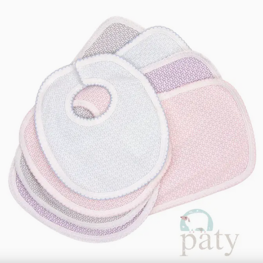 Bib and Burp Set - Velcro