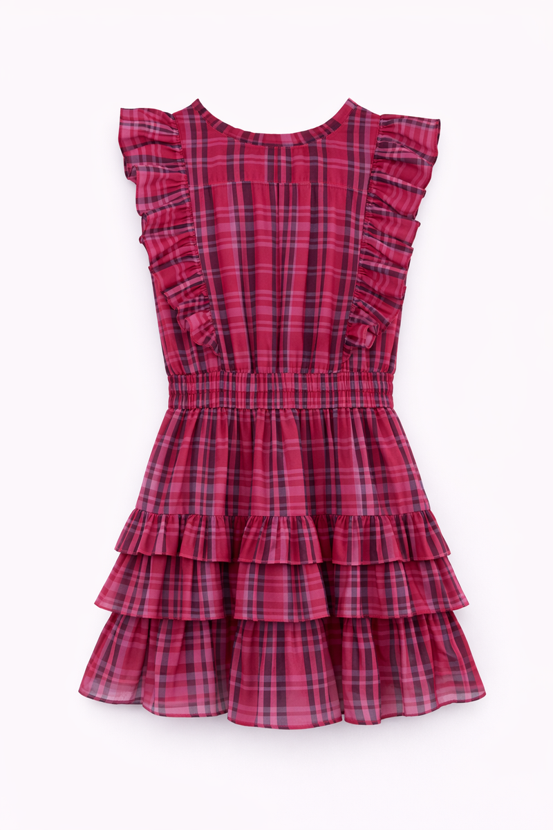Gustavia Dress in Plaid - Plaid