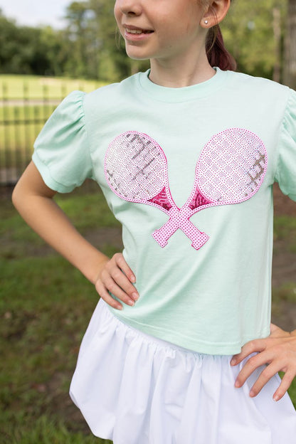 Puff Sleeve Patch Tee