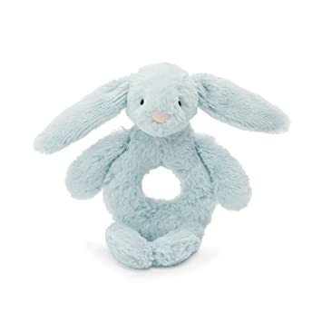 Bashful Bunny Ring Rattle-Toy - beau