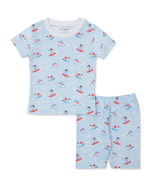 Short PJ Set - Beach Pups