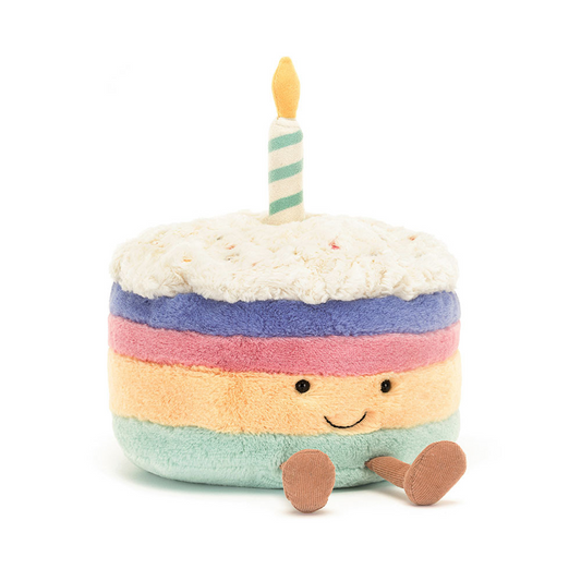 Amuseables Medium Rainbow Birthday Cake