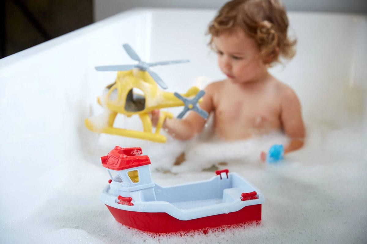 Rescue Boat & Helicopter