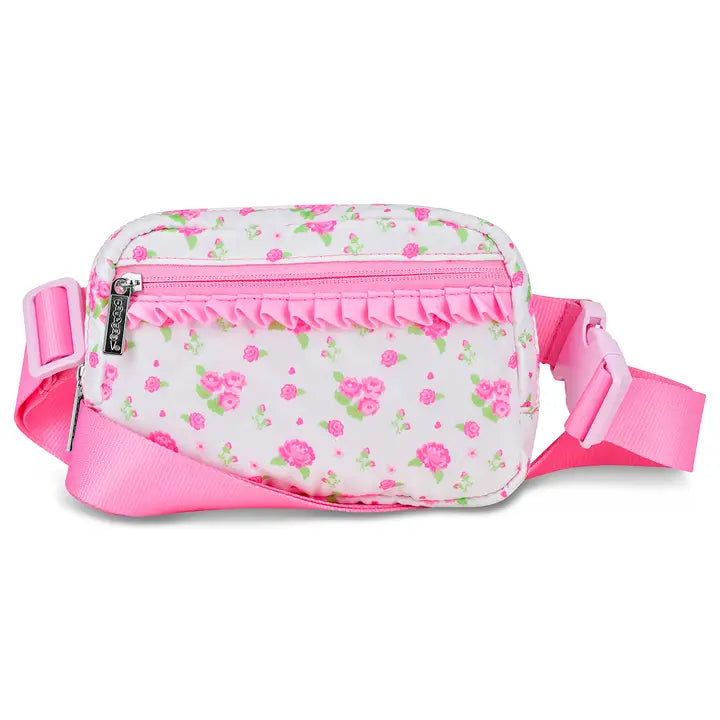 Pretty in Pink Ruffle Belt Bag - Tween
