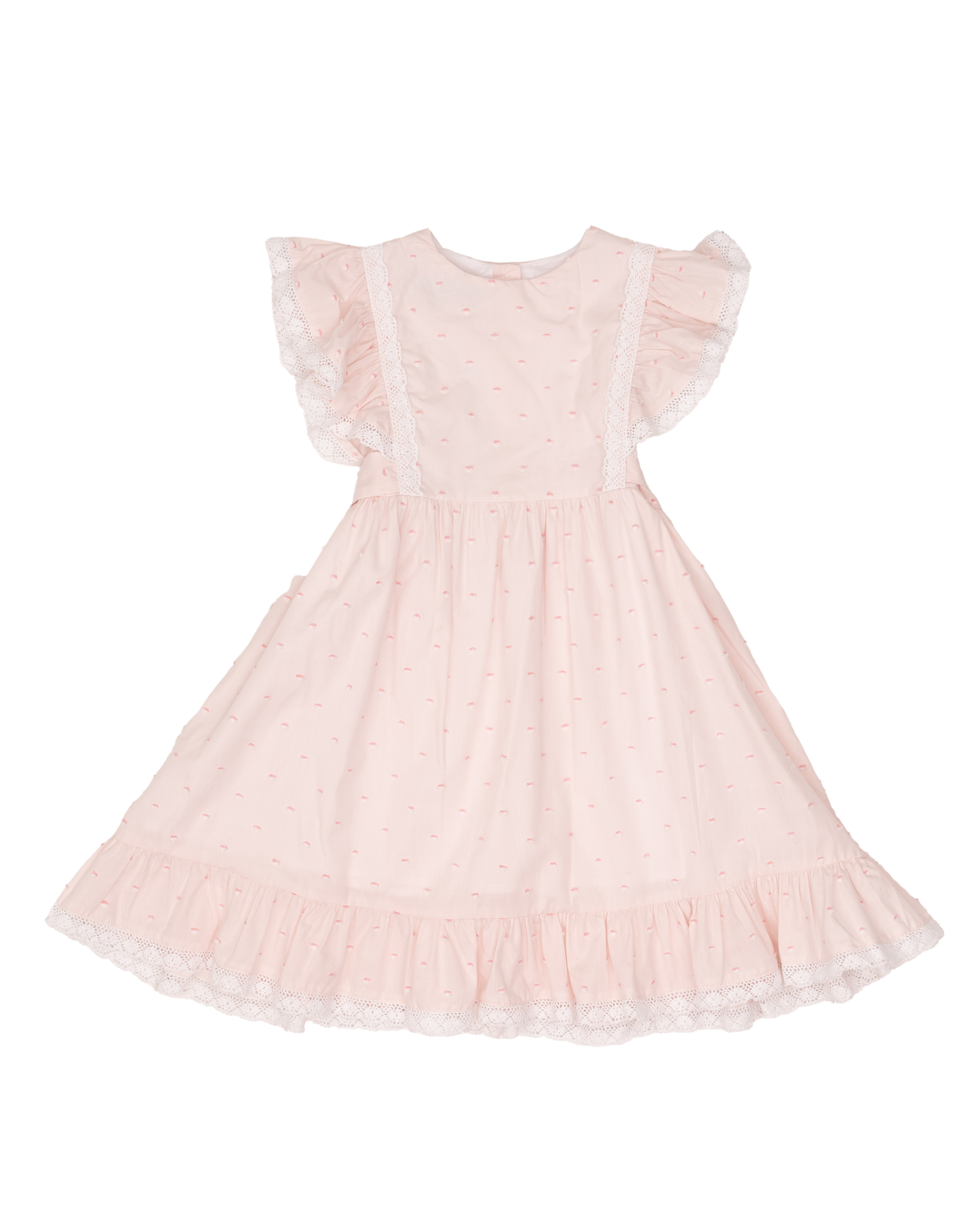 Faith Dress Petal Pink Swiss Dot