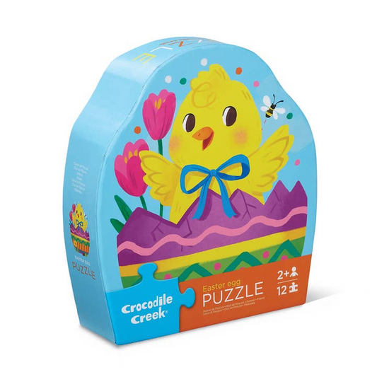 12-Piece Shaped Box Puzzle - Easter Egg