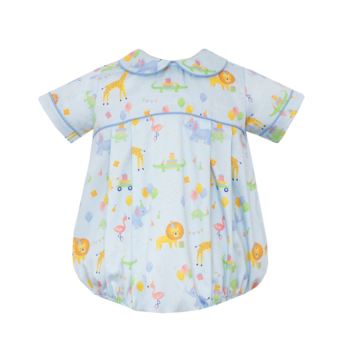 GROUP 10 - Birthday animals blue print boy´s bubble (3009BB-CS27)