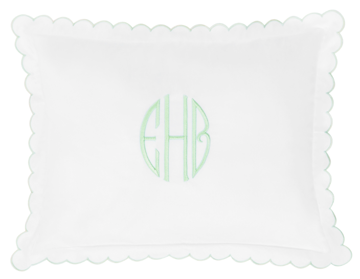 Scallop Baby Pillowcase