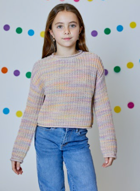L/S Top - Rainbow Combo - Tween
