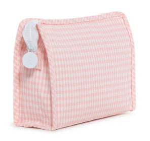 ROADIE MEDIUM - GINGHAM TAFFY Zip Pouch