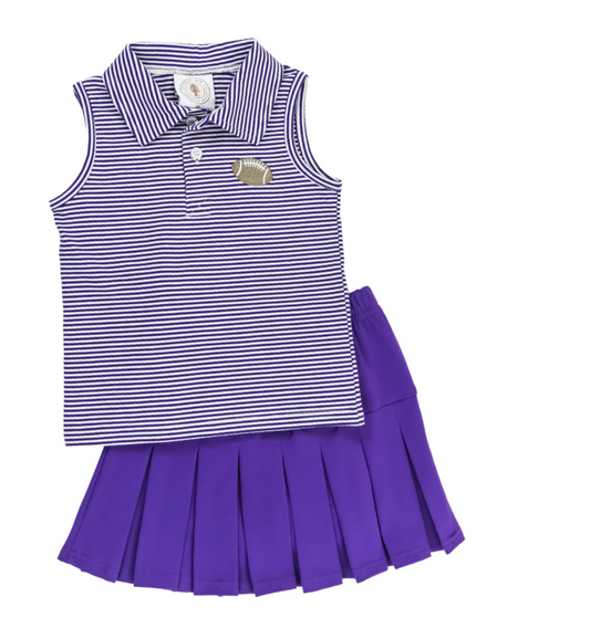Fan Zone Skort Set - Purple