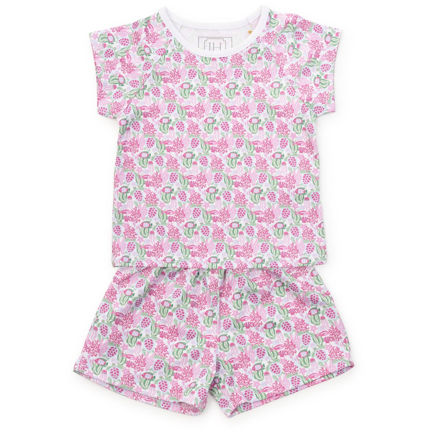 Emery Short Set - Under the Sea Pink - Tween