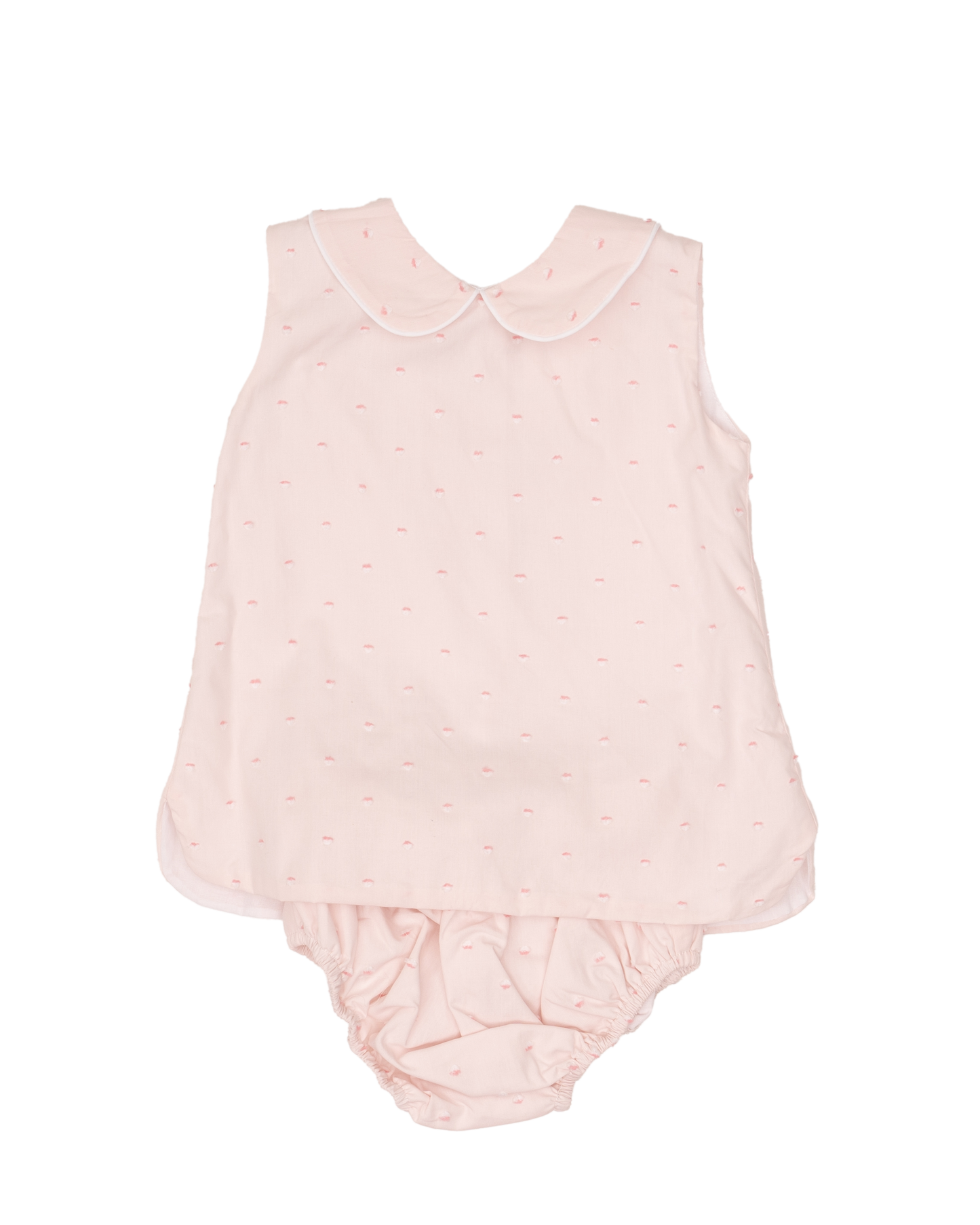 Raleigh Diaper Set Petal Pink Swiss