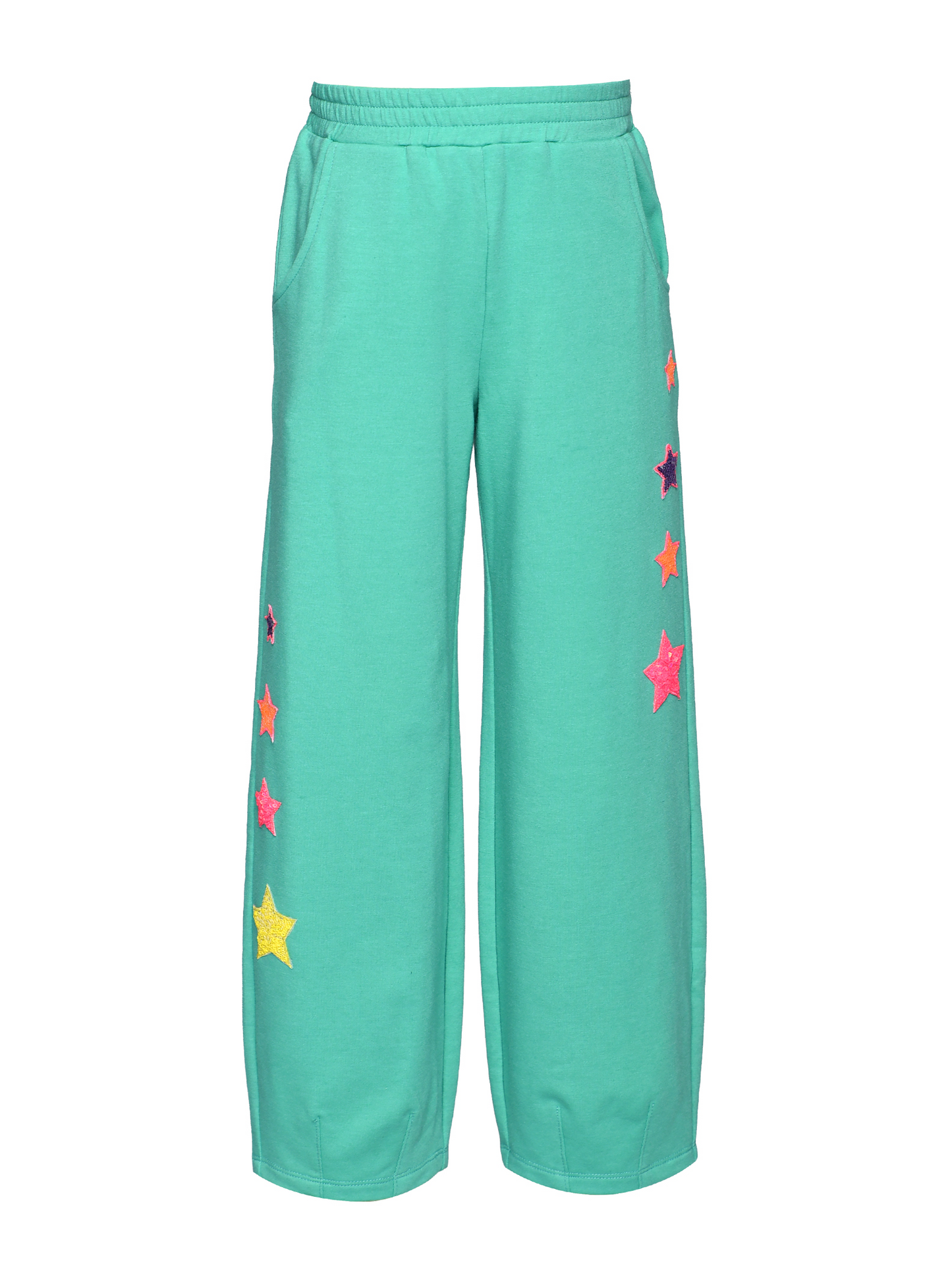 Dart Hem Joggers w/Sequin Stars