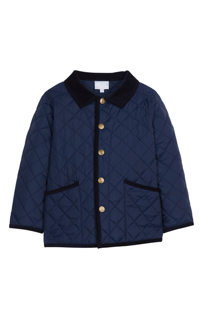 Classic Quilted Jacket - Navy