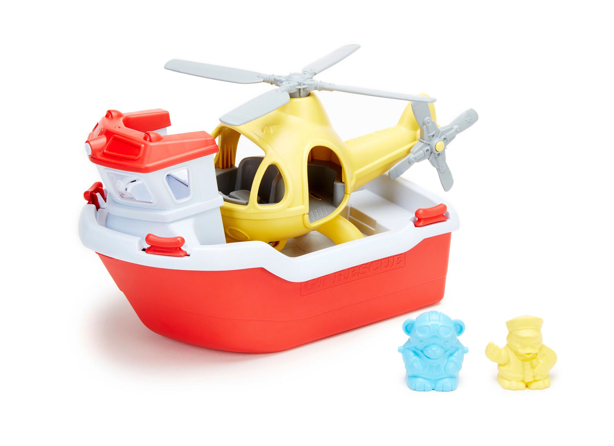 Rescue Boat & Helicopter