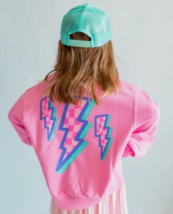 Anything is Possible Lightning Sweatshirt - Tween