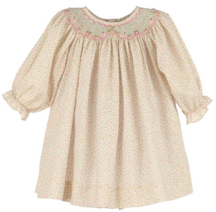 Harvest Floral Smock Bishop Pink 8814