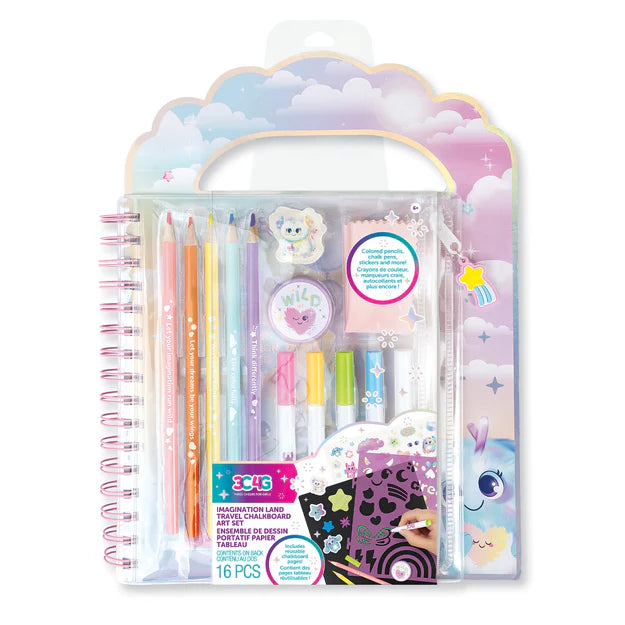 Imagination Land Travel Chalkboard Art Set - Tween