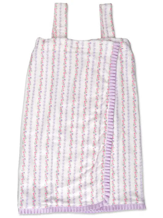 Sweet Heart Vine Plush Spa Wrap - Tween