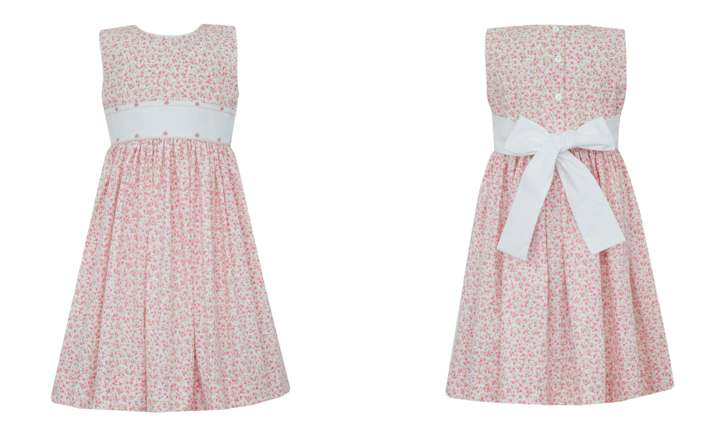 Sleeveless Dress w sash 3006D
