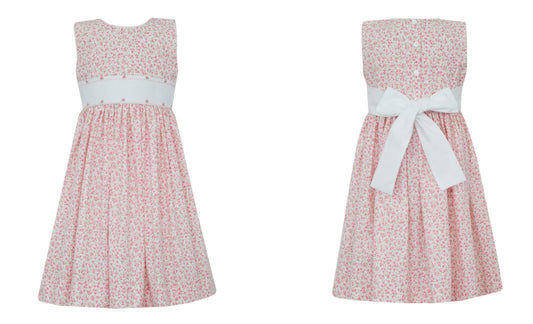 Sleeveless Dress w sash 3006D
