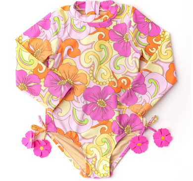LS Groovy Blooms Swimsuit