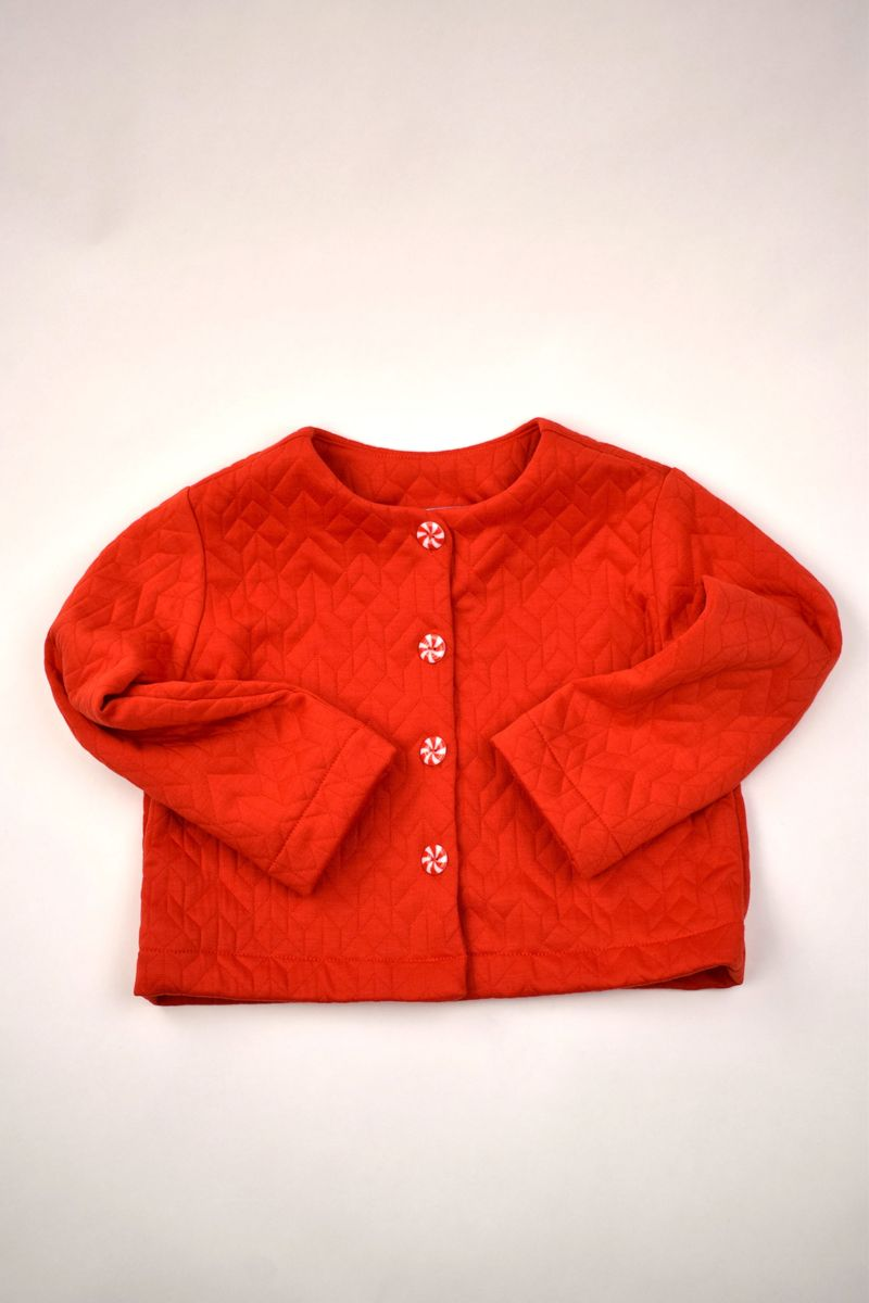 Red Quilted Jacket