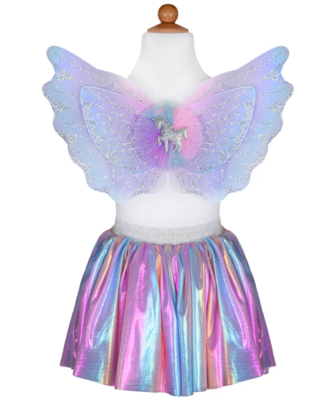 Magical Unicorn Skirt & Wings 4-6