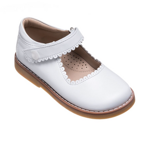 White Mary Janes