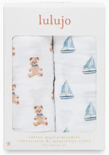 Lulujo Cotton Swaddles