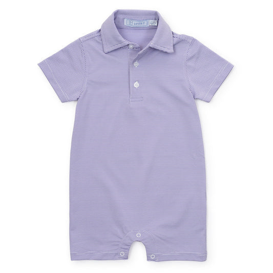 Austin Performance Shortall Purple Stripes