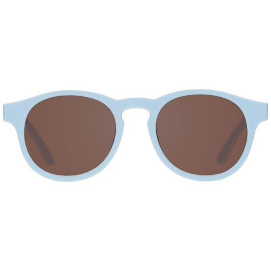 Baby and Kids Baby Blue Keyhole Sunglasses with Amber Lens