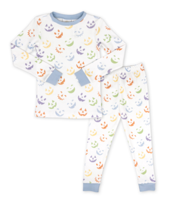 Blue Peek-a-BOO PJs