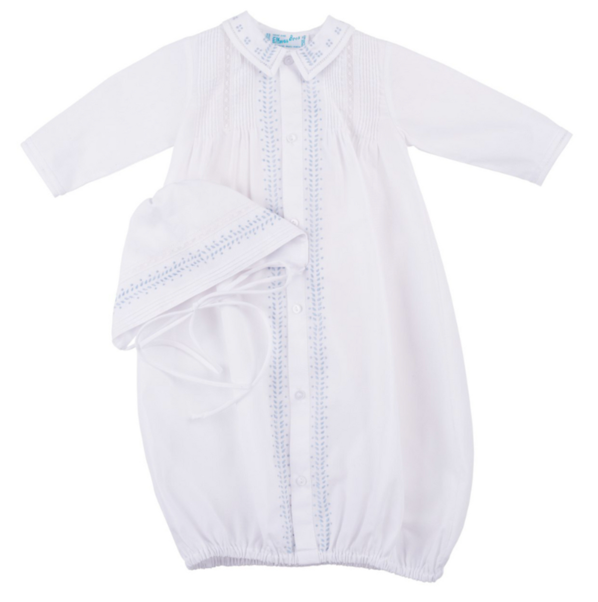 Leaf Take Me Home Gown White/Blue - 602