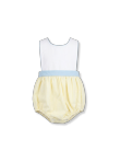 Hollis Bubble - Sunshine stripe w/ light blue band and piping