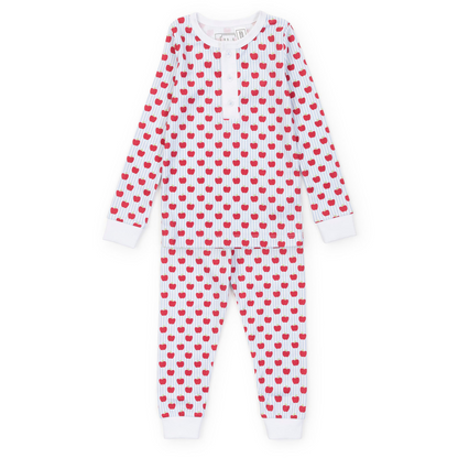 Jack Boys' Pajama Set - Schoolhouse Apples Blue