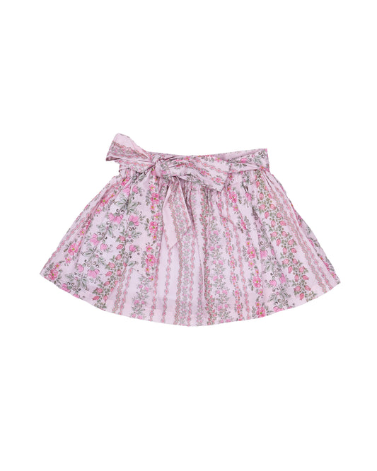 Pretty Pink Trellis Lacey Skirt