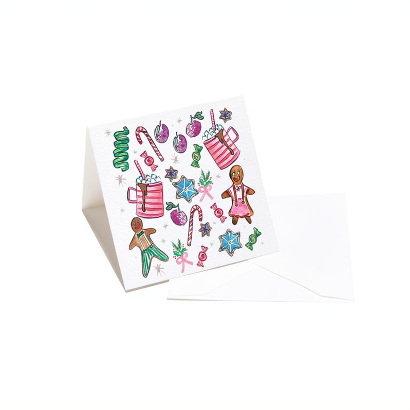 Gingerbread Enclosure Card